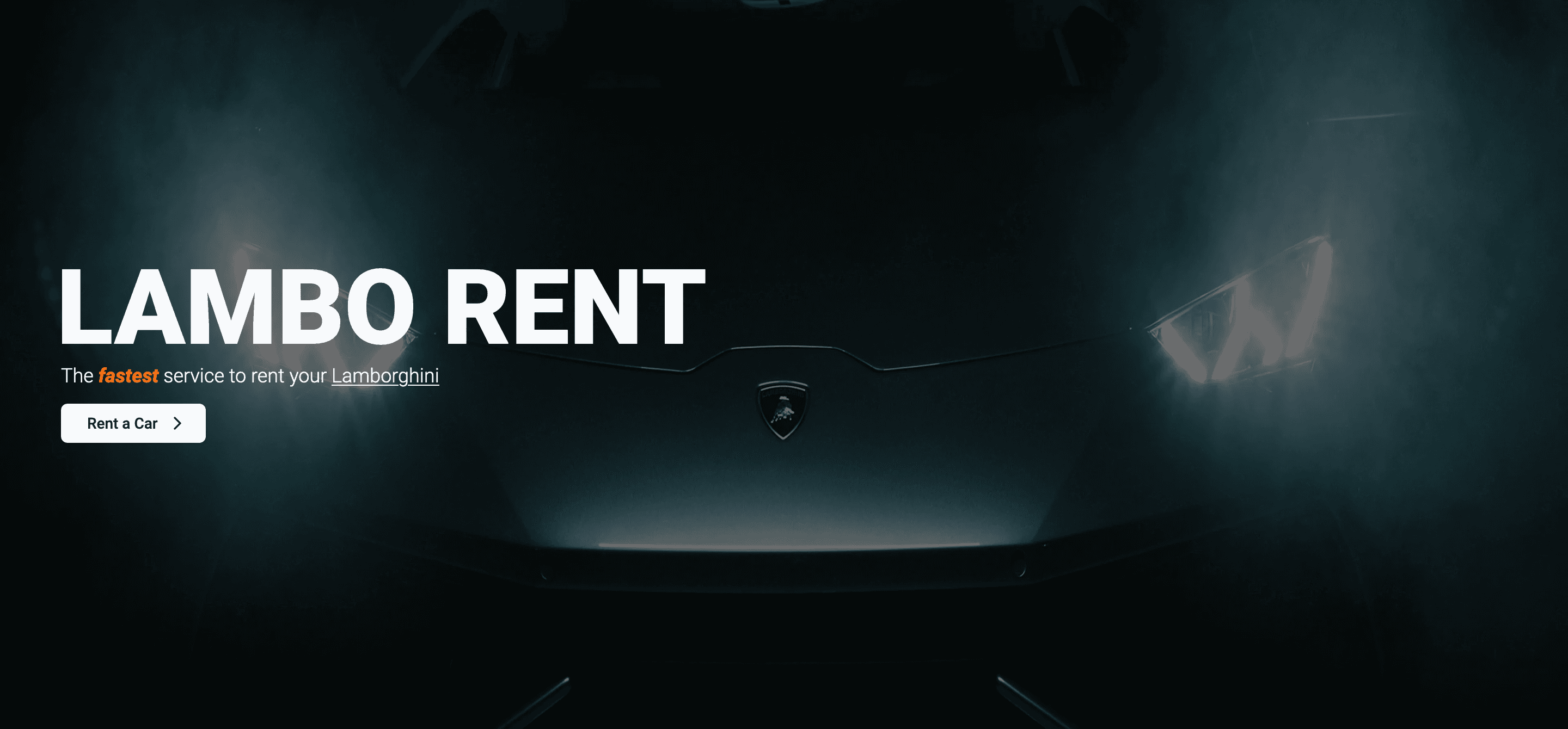 Lambo Rent (Sample Project)
